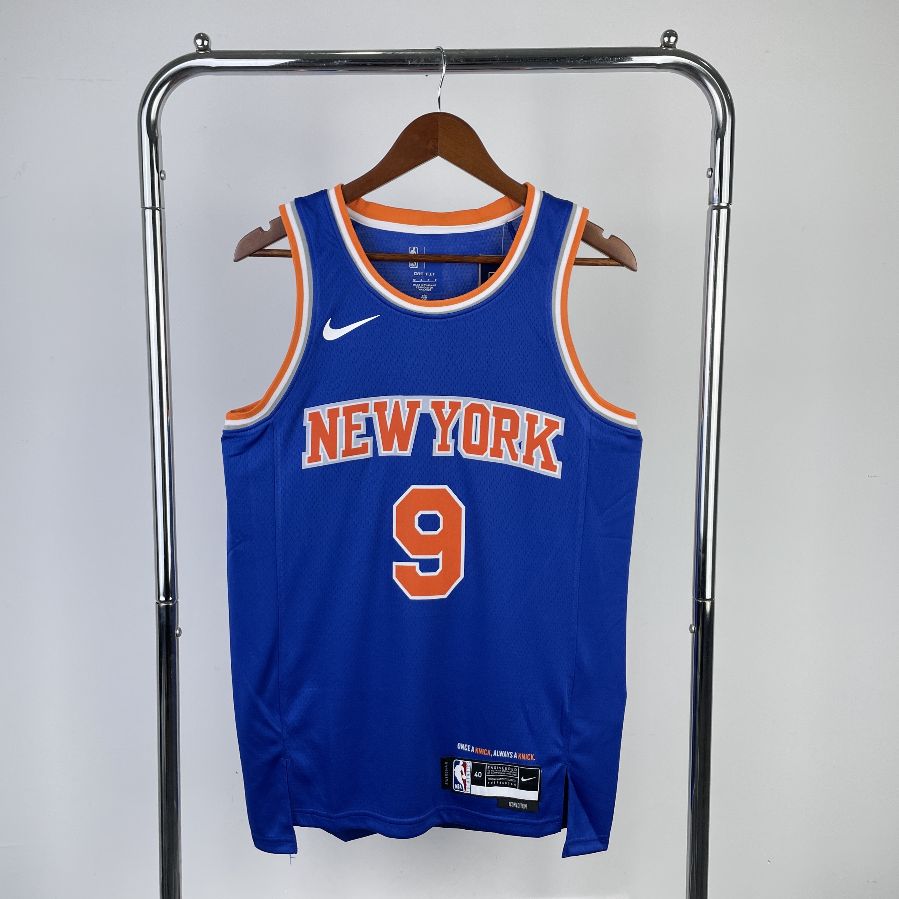 23 season Knicks Blue No.9 S-XXL