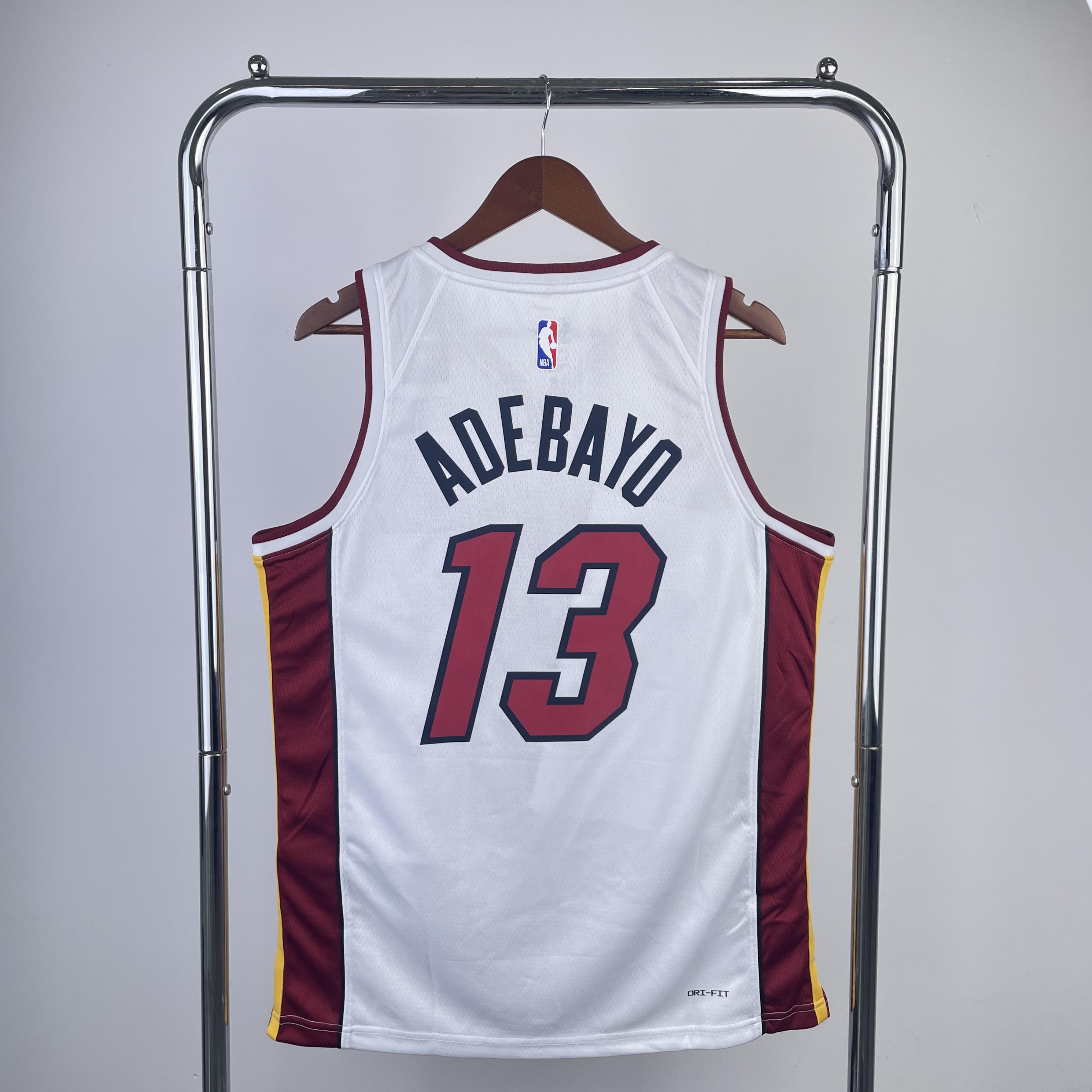 23 Season Miami Heat White  No.13 Aderayo