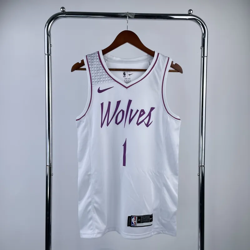 18-19 SEASON MINNESOTA TIMBERWOLVES JERSEY NO.1 EDWARDS