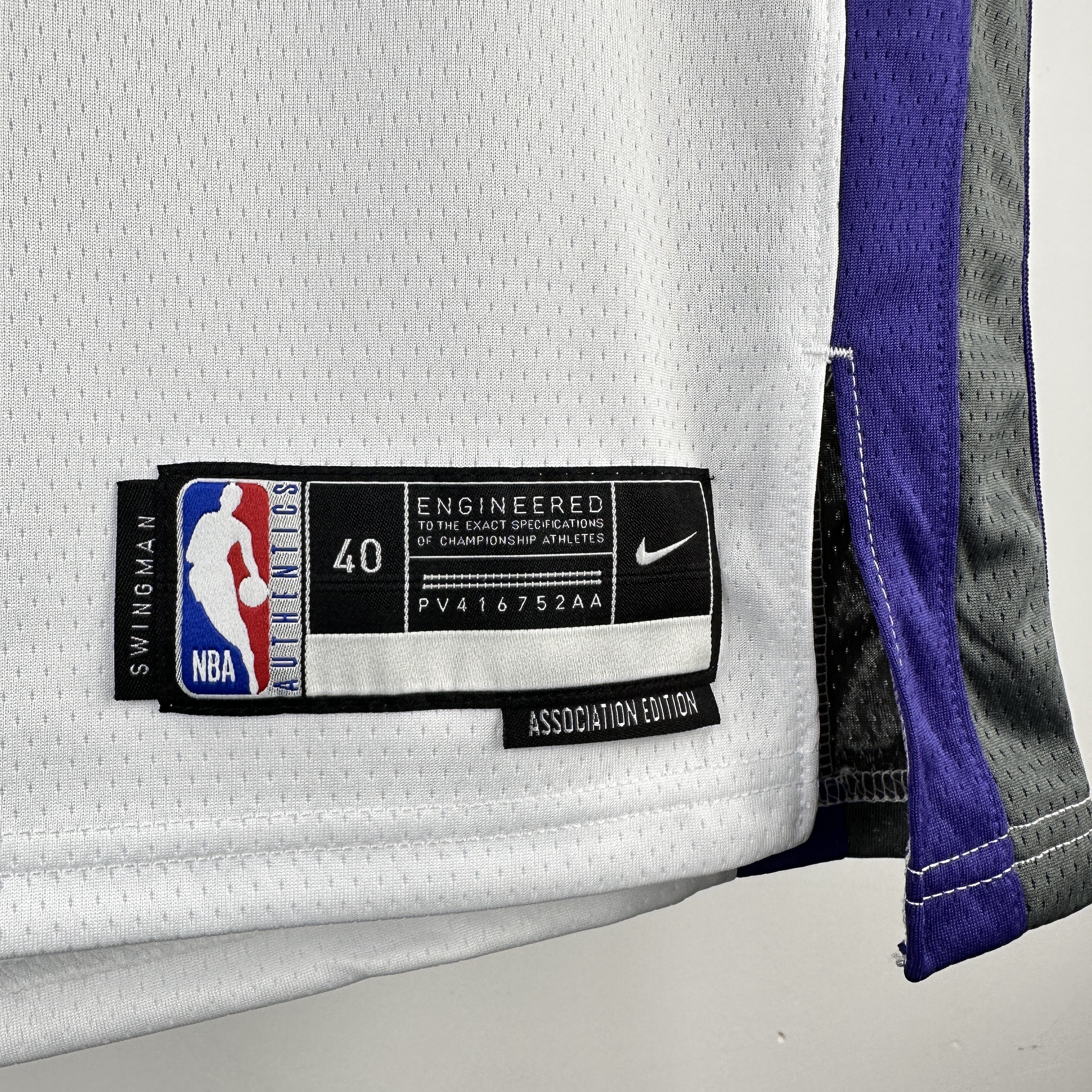 23 SEASON SACRAMENTO KINGS Home White  #11 SABONIS