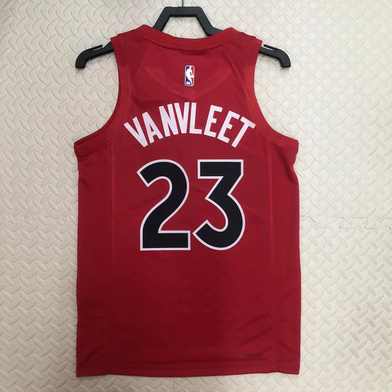 23 Season Toronto Raptors Away Red  No.23 Vanvleet