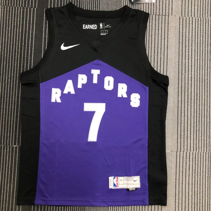21 Season Toronto Raptors Purple Jersey No.7 Lowry
