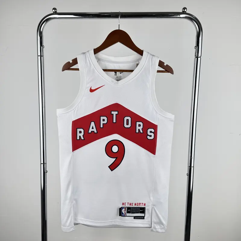 23 Season Toronto Raptors Home White Jersey No.8 Barrett