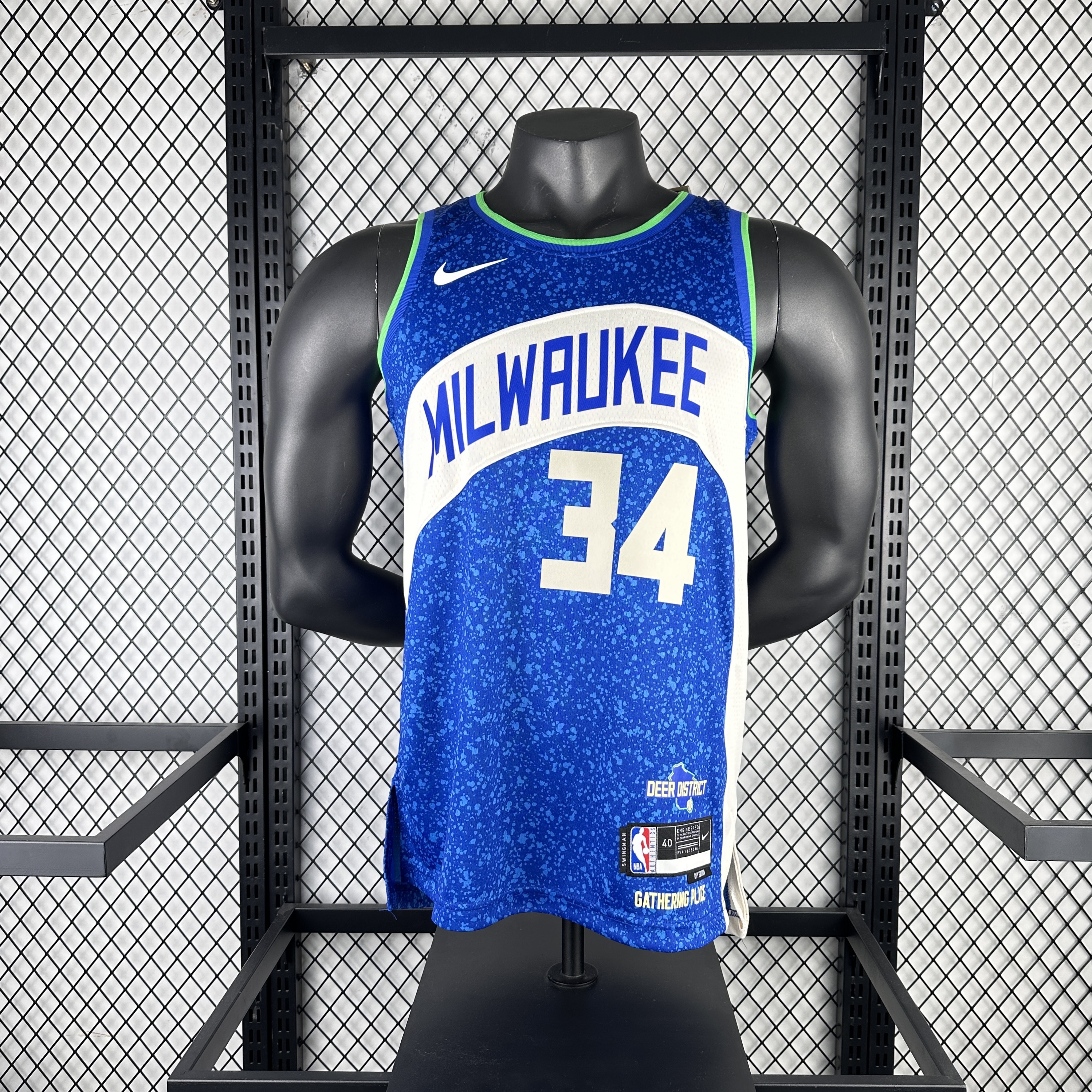 24 Season Milwaukee Bucks  City Edition No.34