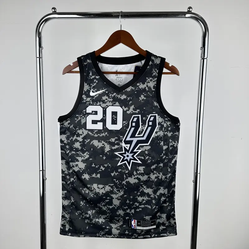 SAN ANTONIO SPURS CAMO #20 GINOBILI