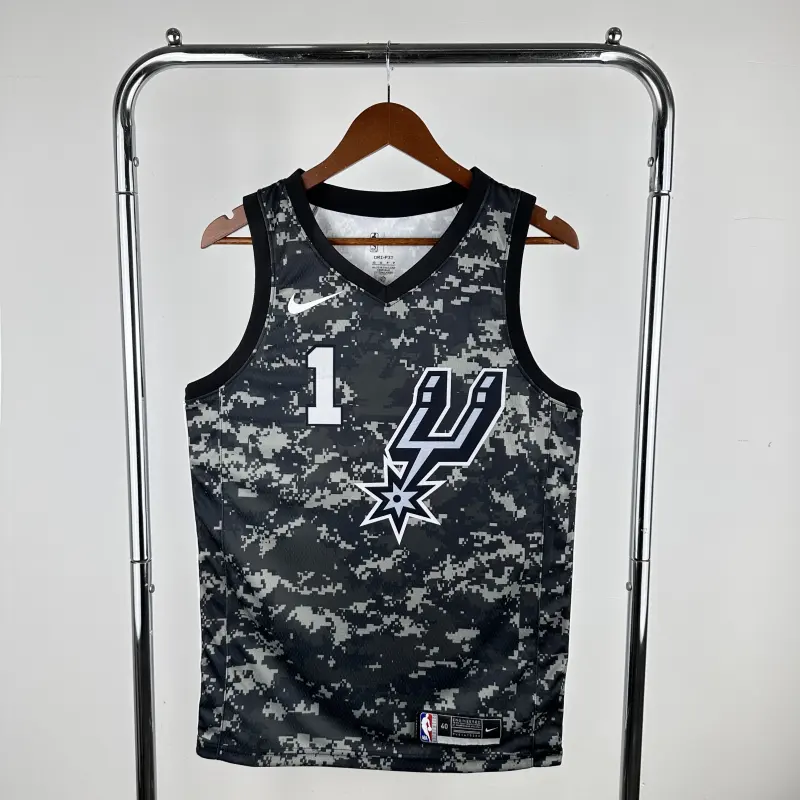SAN ANTONIO SPURS CAMO #1 WEMBANYAMA