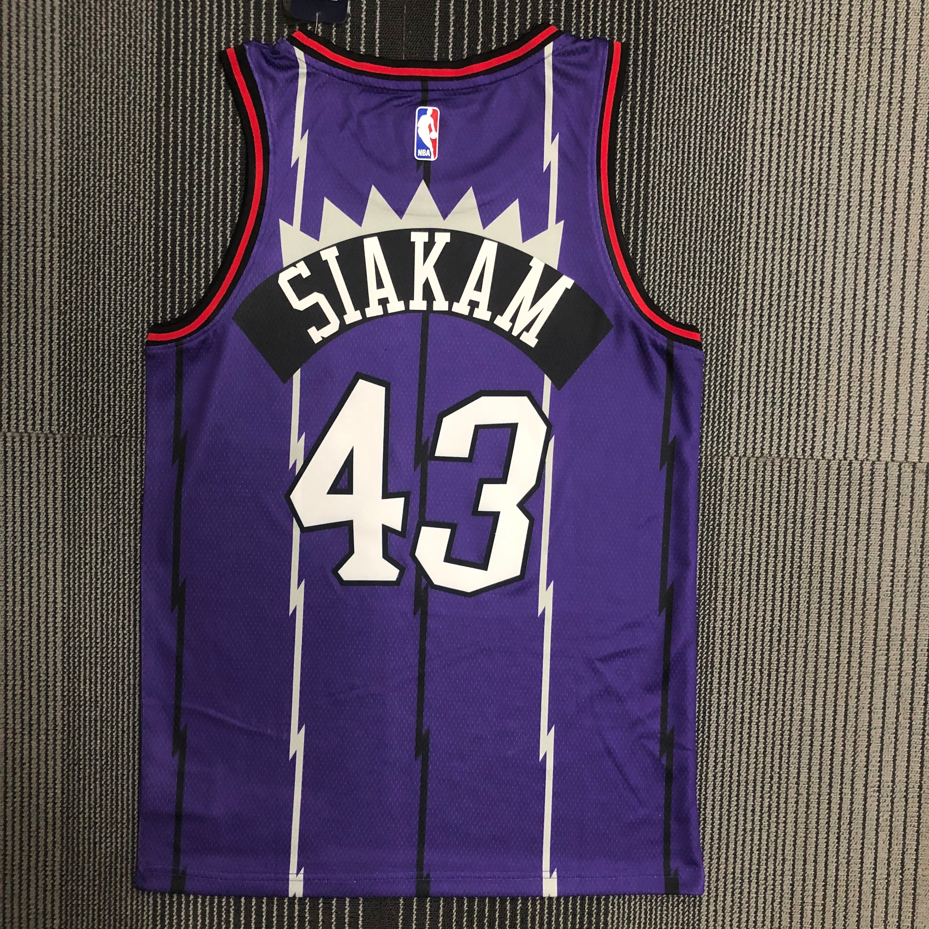 Toronto Raptors Purple  No.43 Siakam