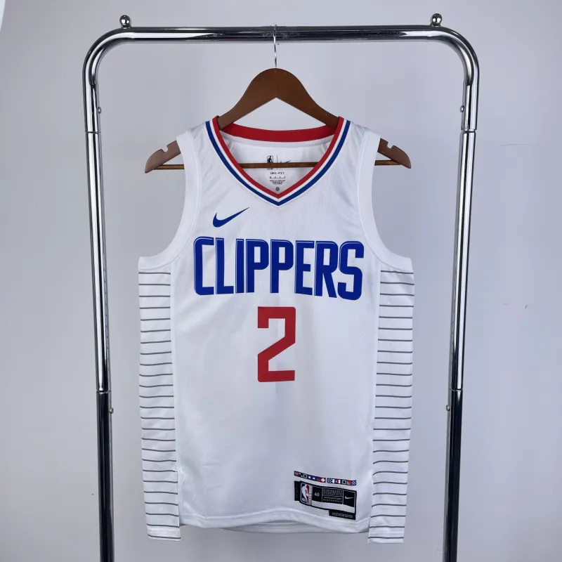23 Season Los Angeles Clippers Home White No.2 Leonard
