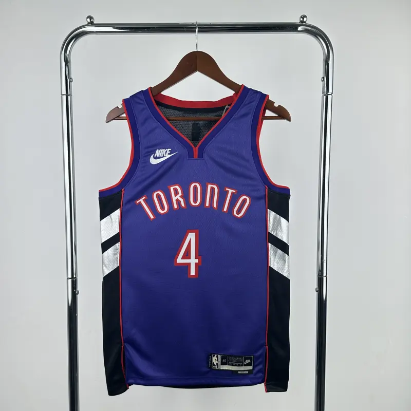 25 Season Toronto Raptors Purple Jersey No.4 Barnes