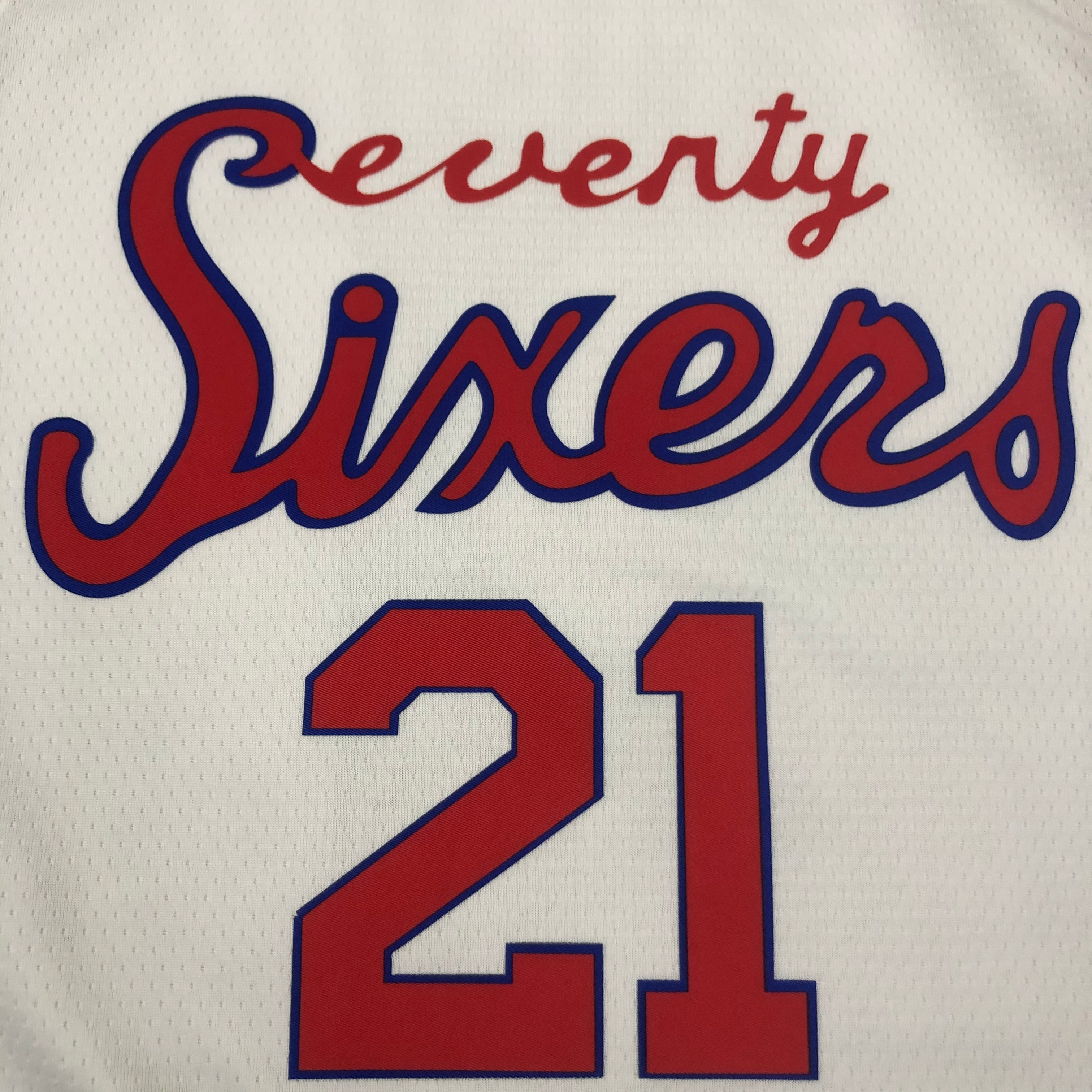 21 Season Philadelphia 76ers Limited White  #21