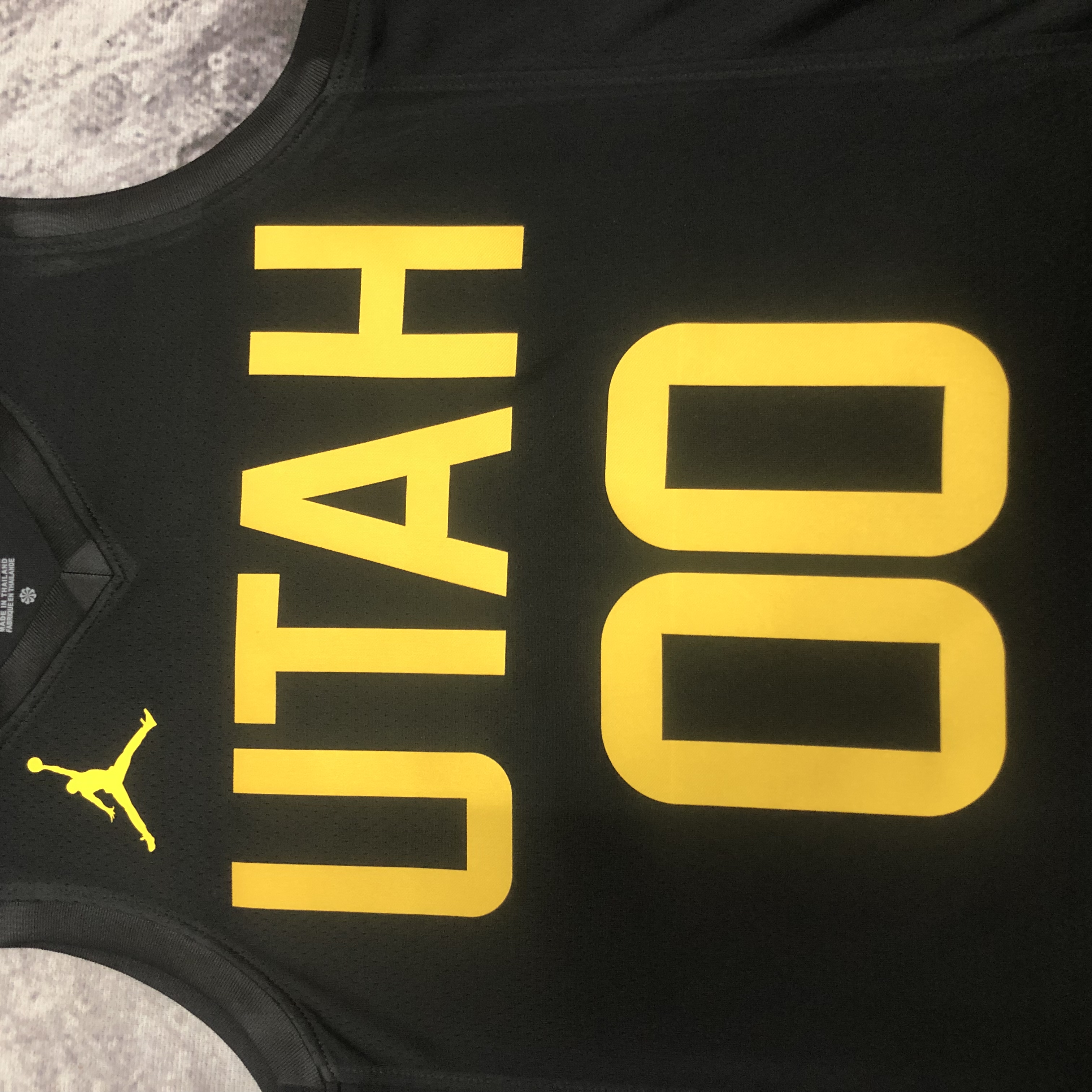 23 Season UTAH JAZZ Flyer Black  No.00 Clarkson