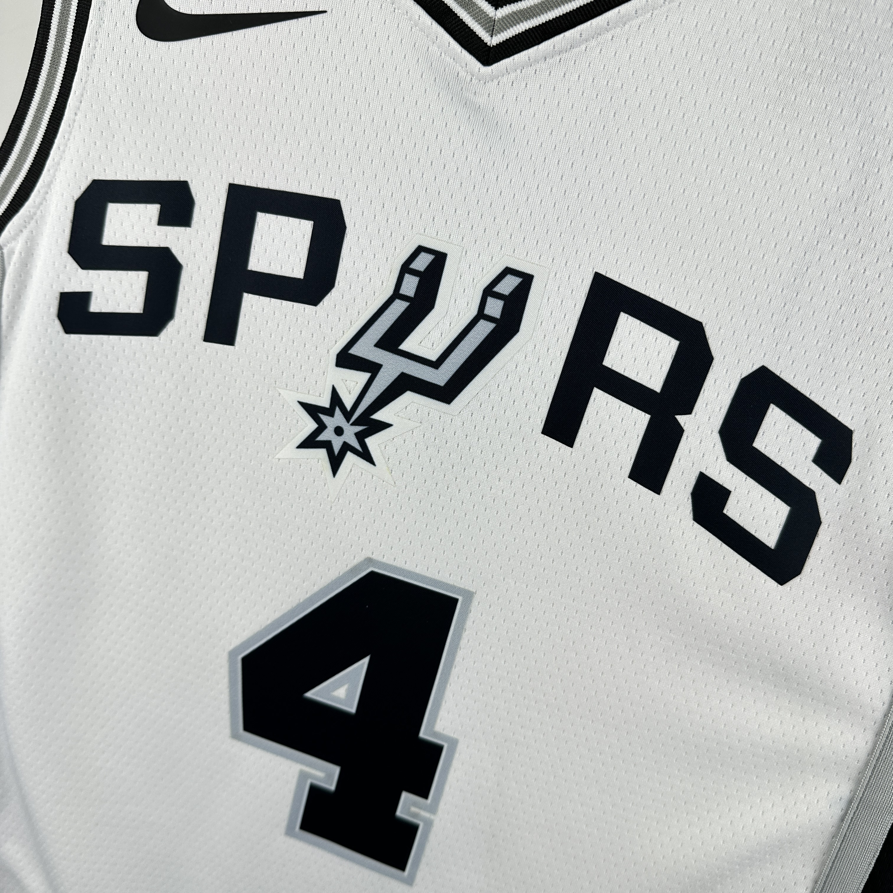 SAN ANTONIO SPURS WHITE  #4