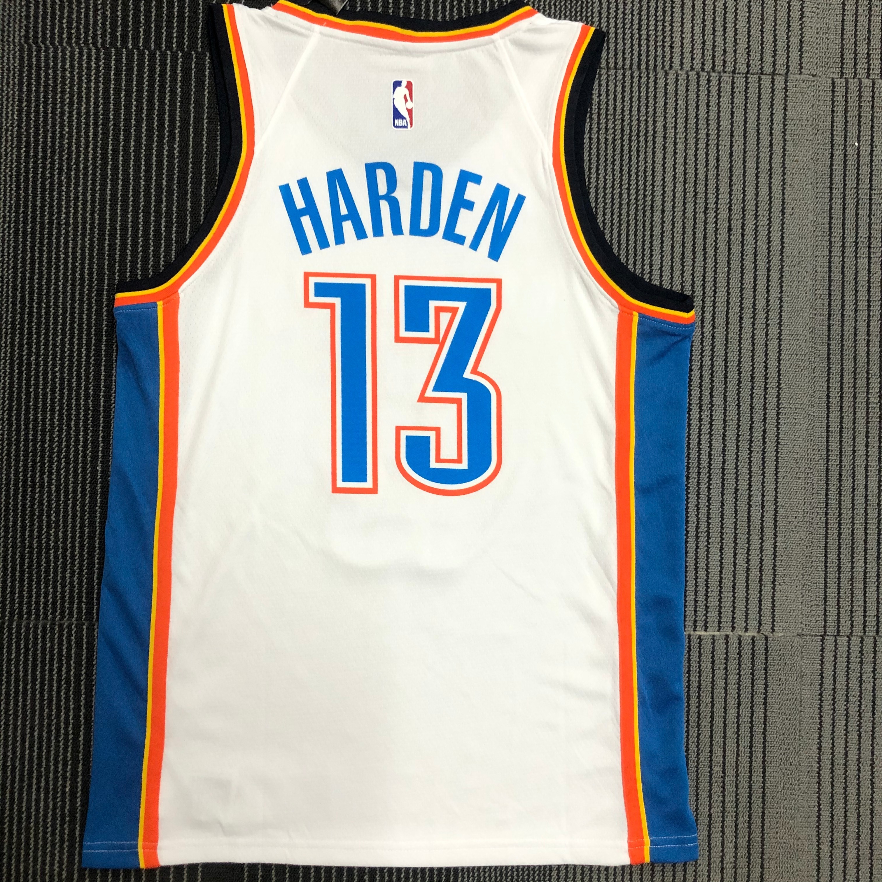 Oklahoma City Thunder White  No.13 Harden