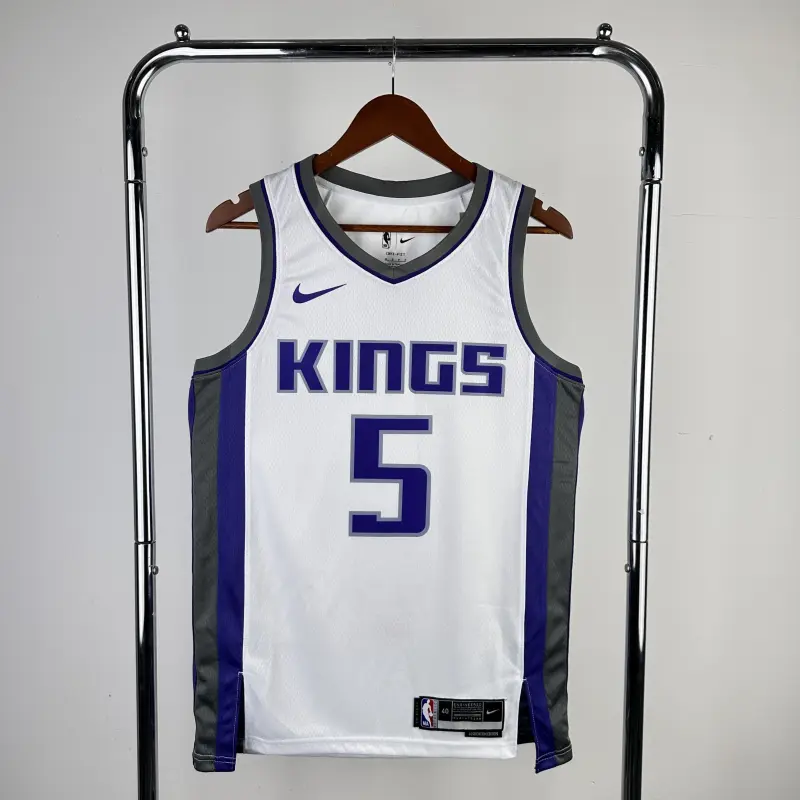 23 SEASON SACRAMENTO KINGS Home White #5 FOX