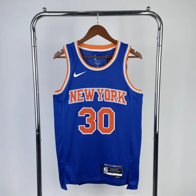 23 season Knicks Blue No.30 S-XXL
