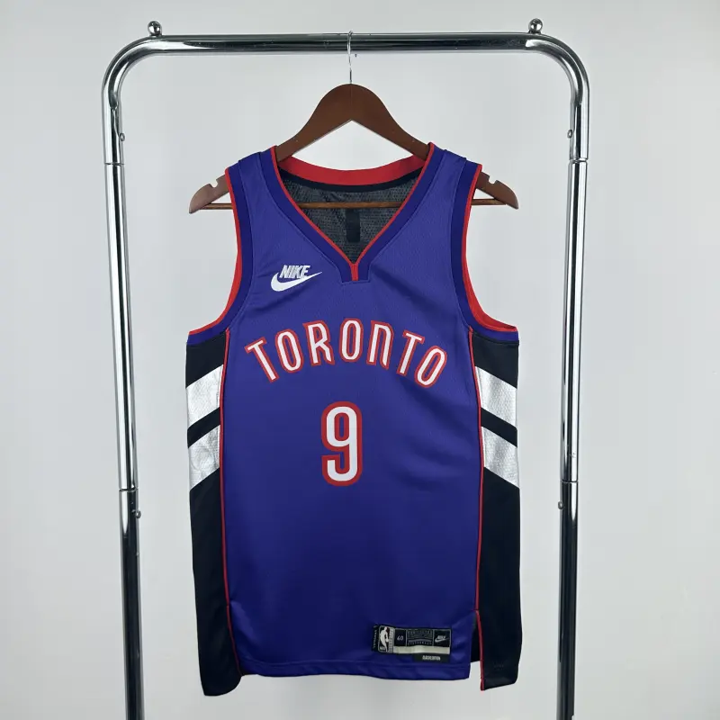 25 Season Toronto Raptors Purple Jersey No.9 Barrett