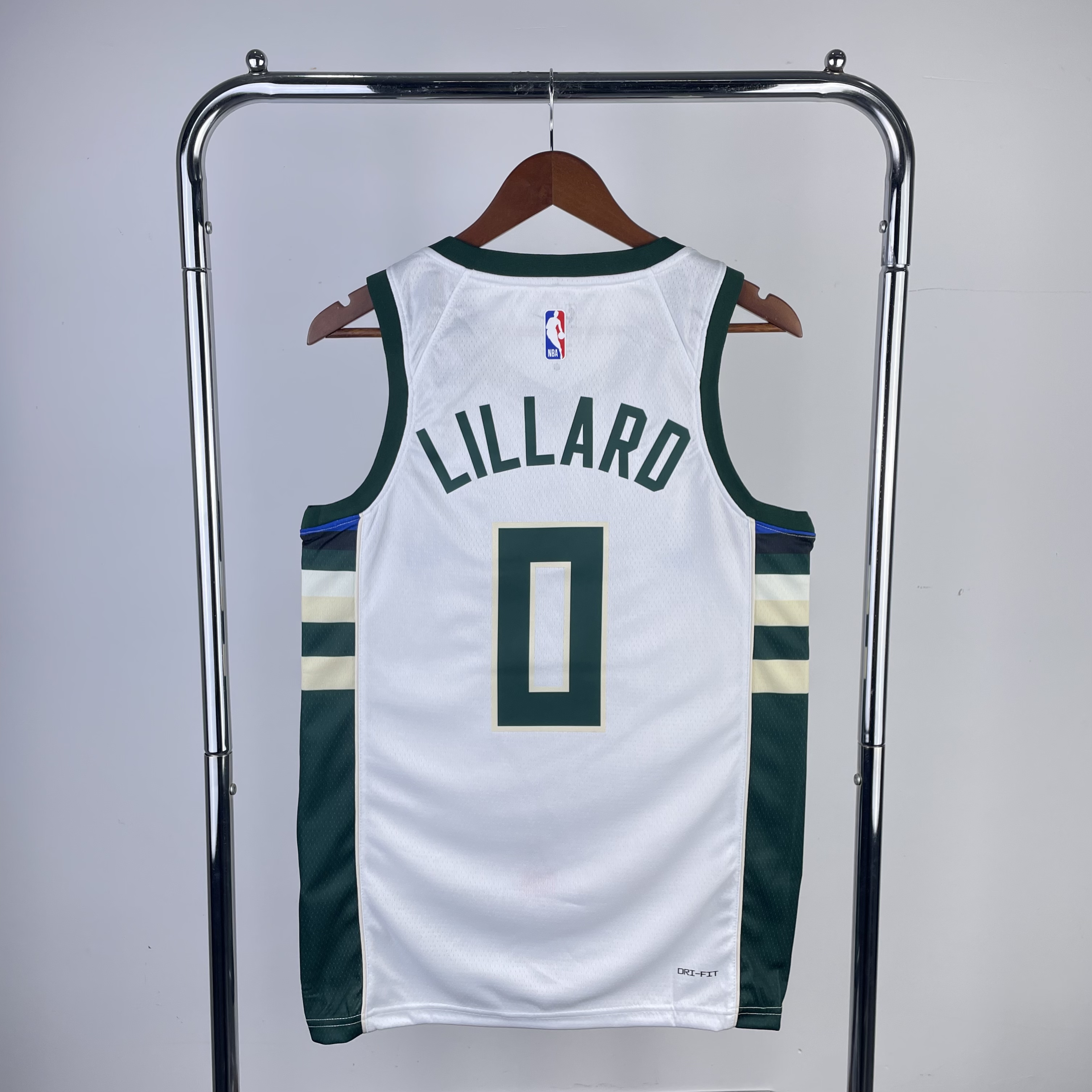 23 Season Milwaukee Bucks Home Version  No.0 Lillard