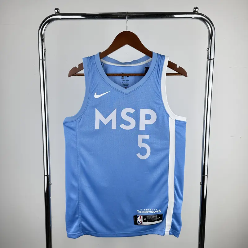 19-20 SEASON MINNESOTA TIMBERWOLVES JERSEY NO.5 EDWARDS