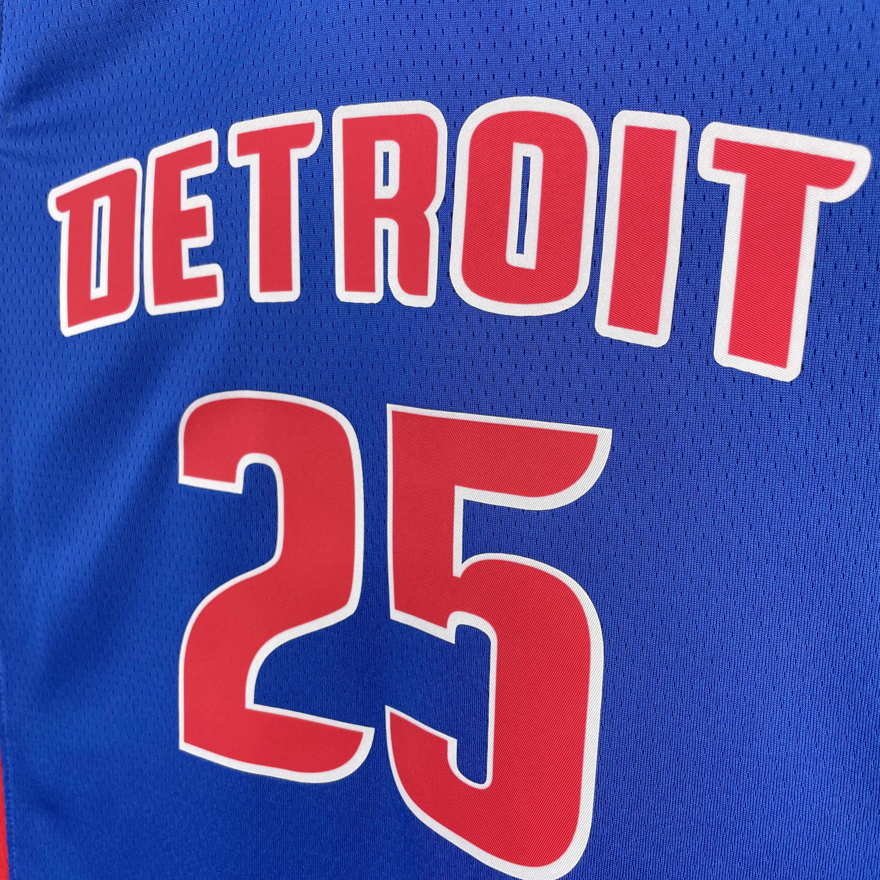 23 Season Detroit Pistons Blue  #25