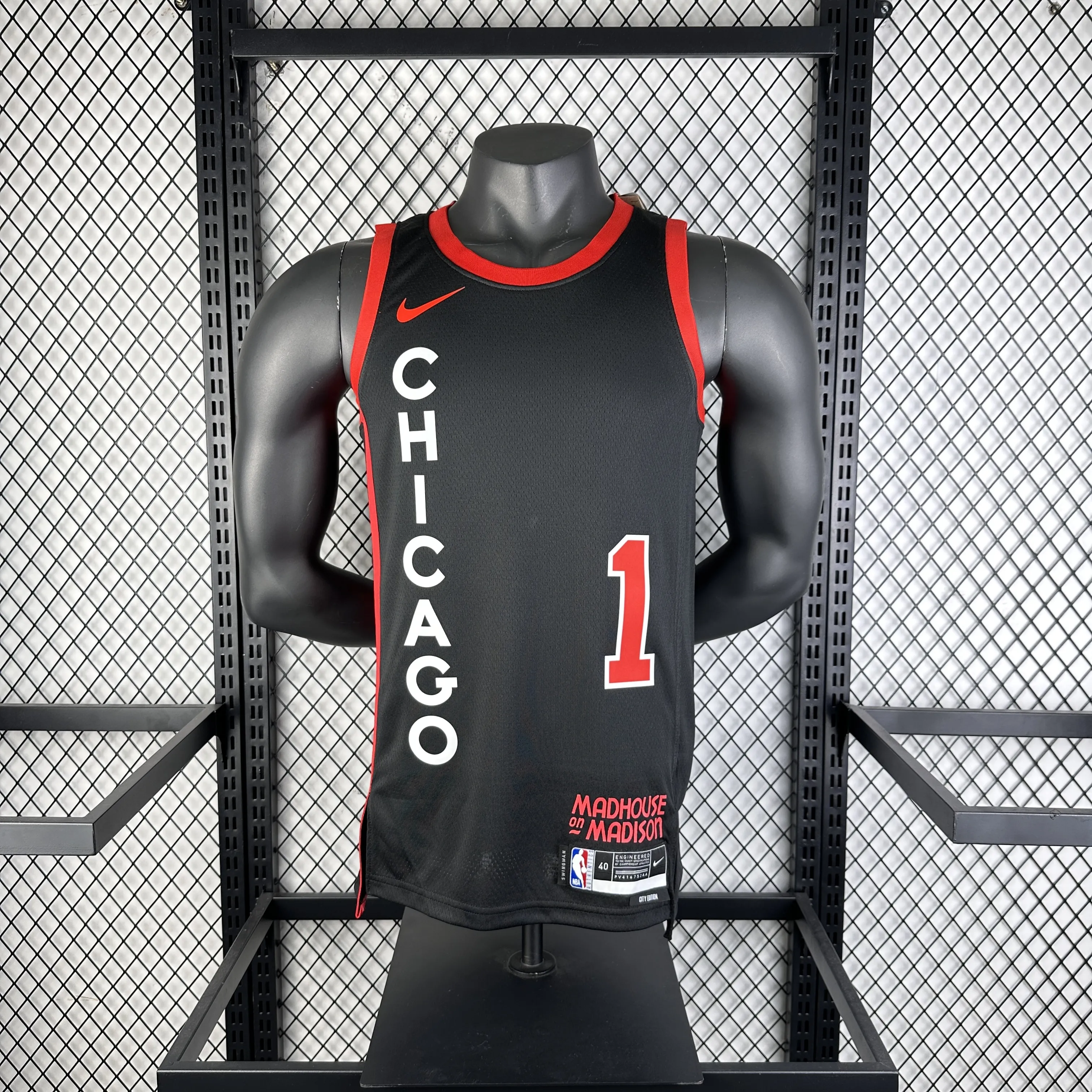 24 Season Chicago Bulls City Edition No.1 Rose