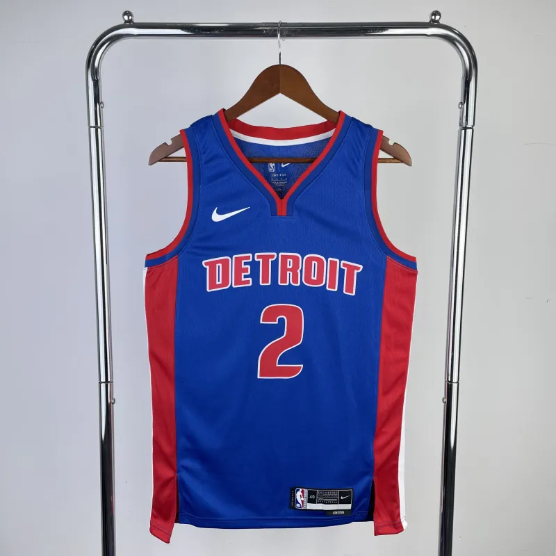 23 Season Detroit Pistons Blue Jersey #2