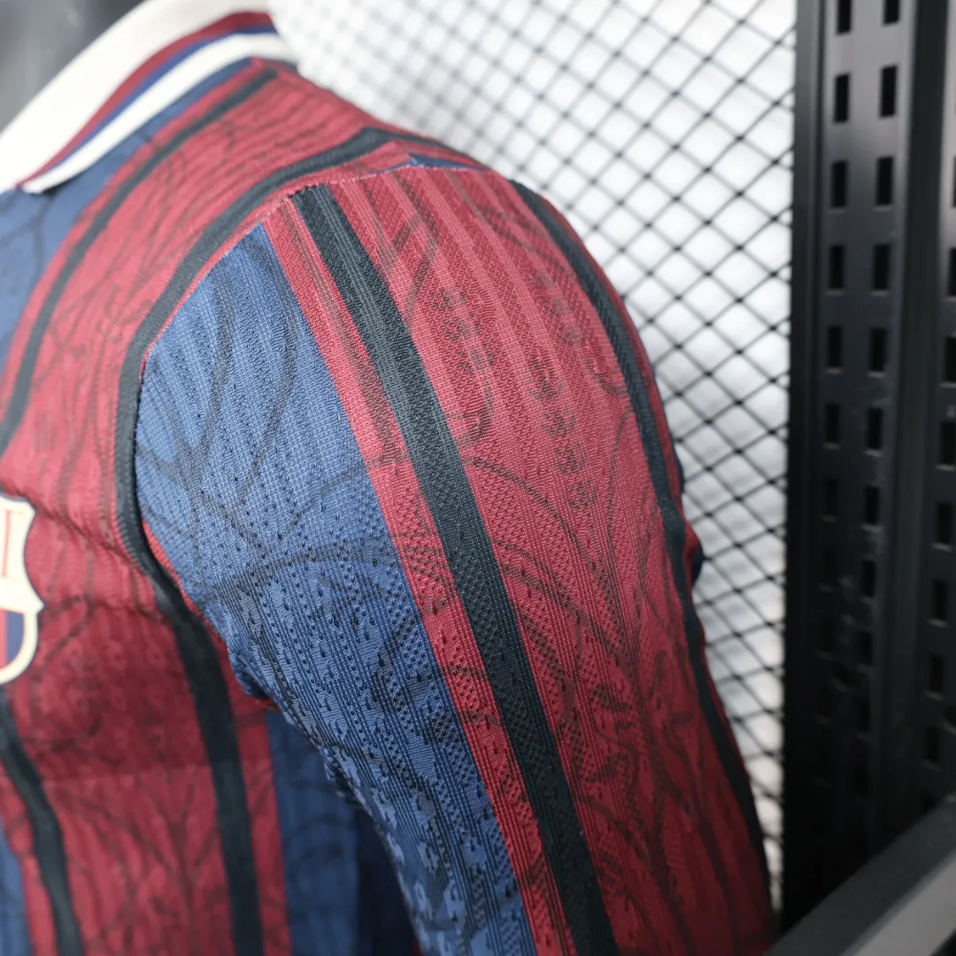 Player Version Barcelona 25/26 125th Anniversary  Long Sleeves S-XXL 4