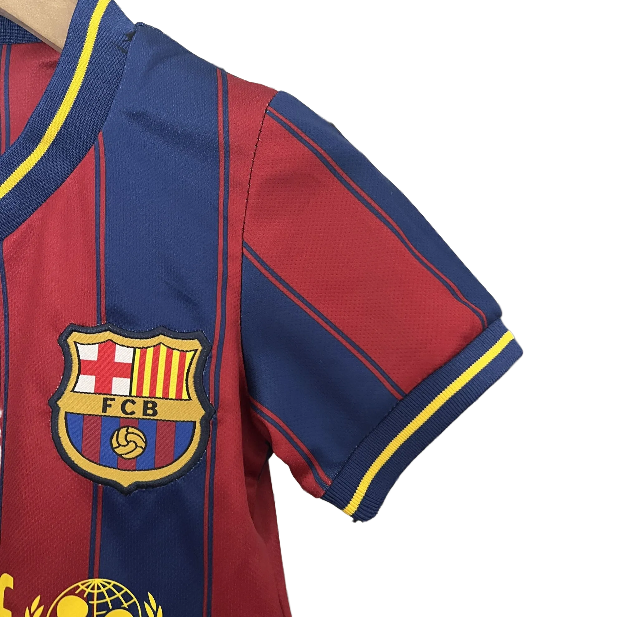 Kids Retro 2009/10 Barcelona Home  16-28 3