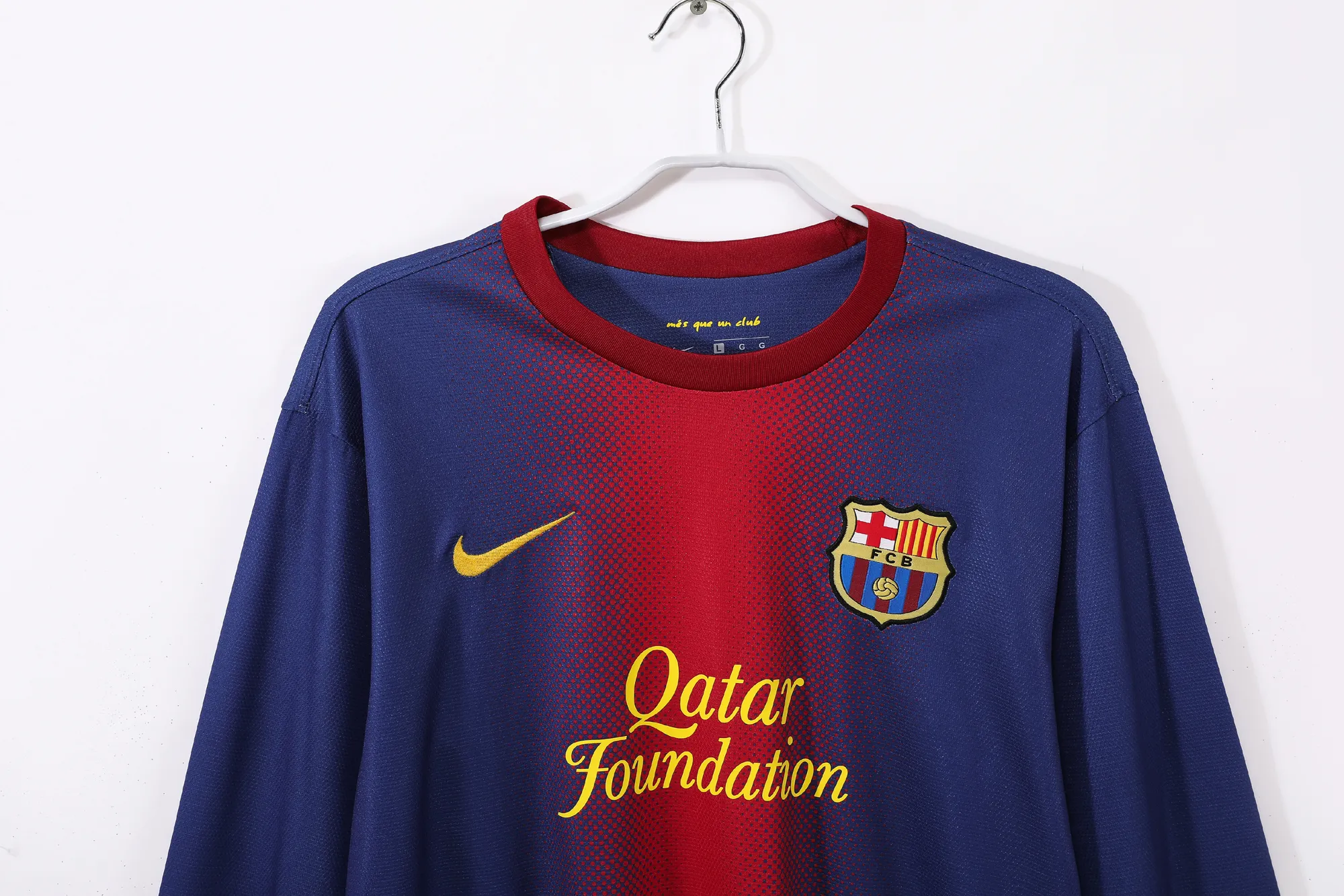 Retro 12/13 Barcelona Home Long Sleeves S-XXL 3