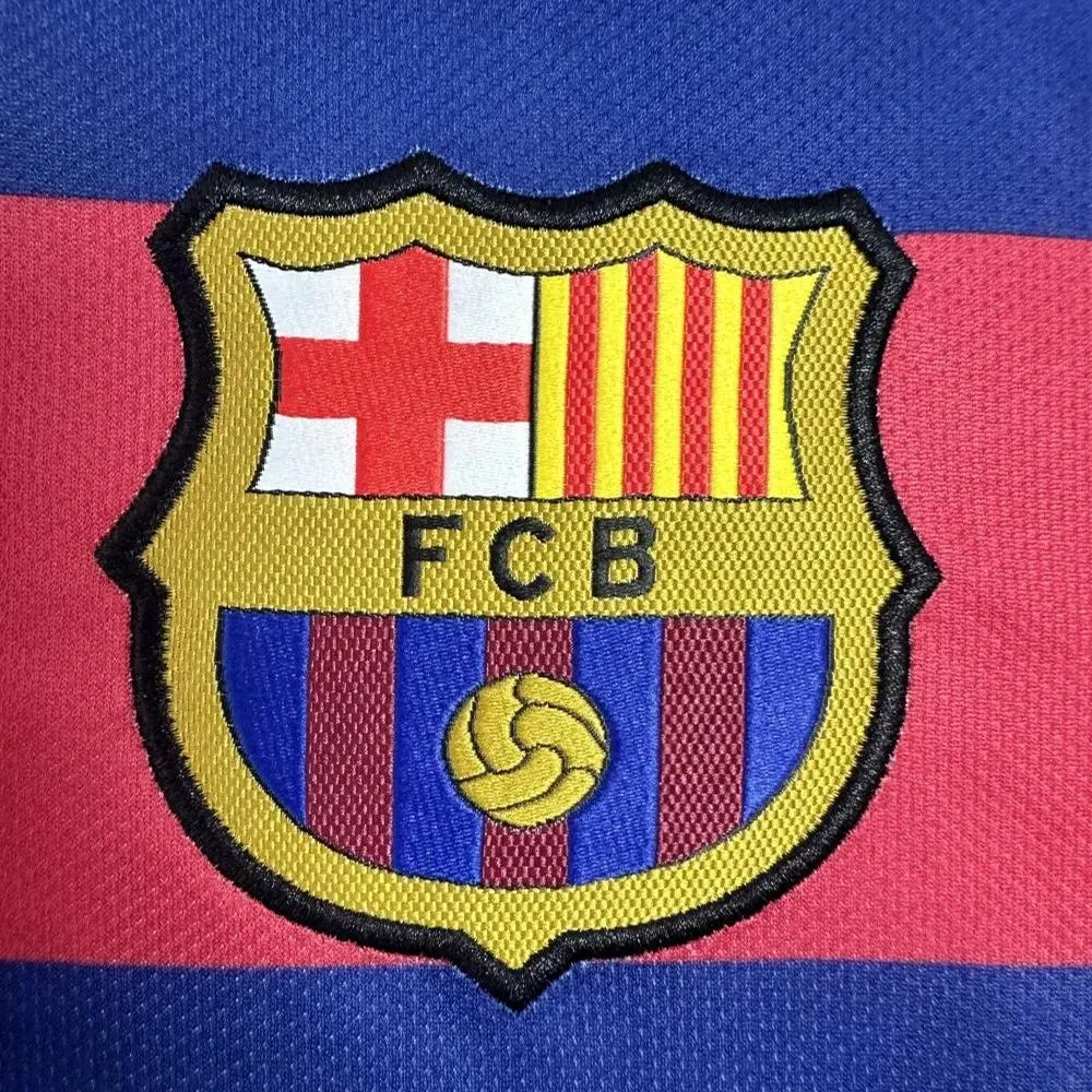 Retro 15/16 Barcelona Home  long sleeves S-XXL 4