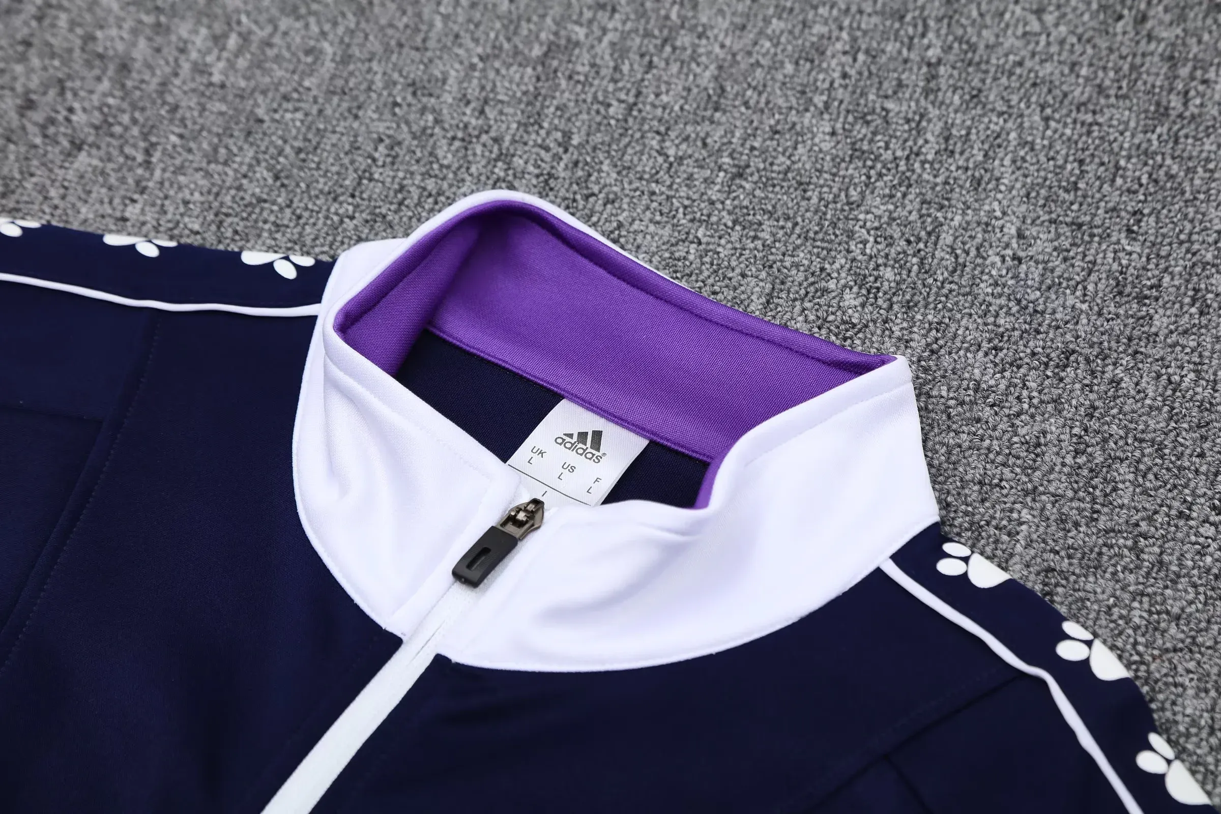 Real M&alpha;drid Retro full zipper training Suit 3