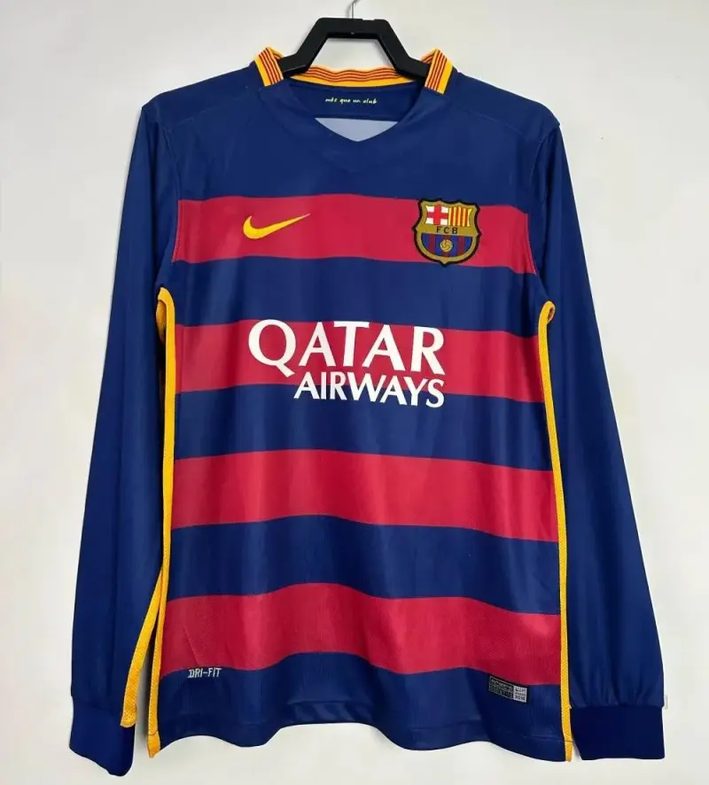 Retro 15/16 Barcelona Home long sleeves S-XXL