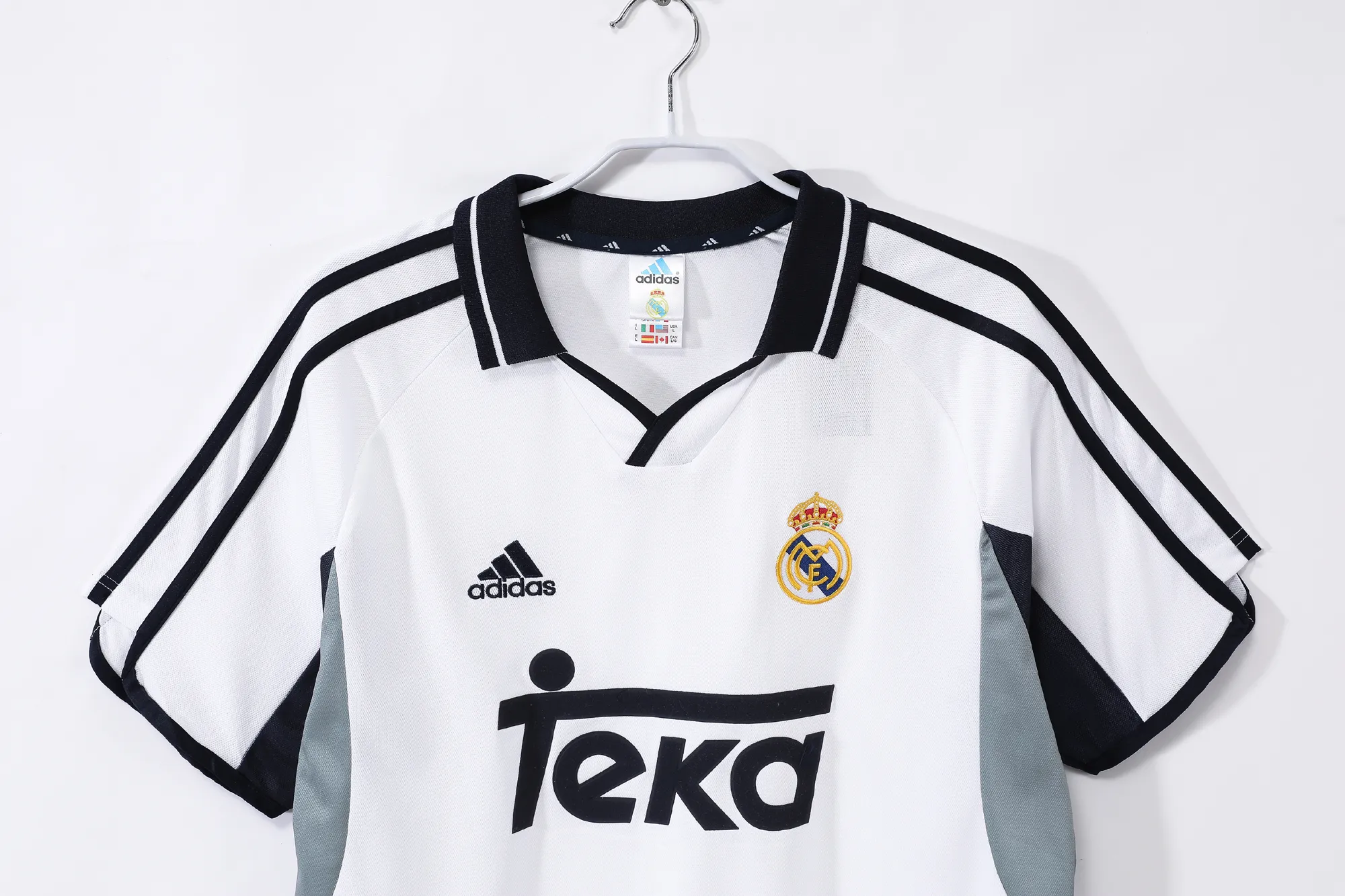 Retro Real M&alpha;drid 00/01 Home S-XXL 4