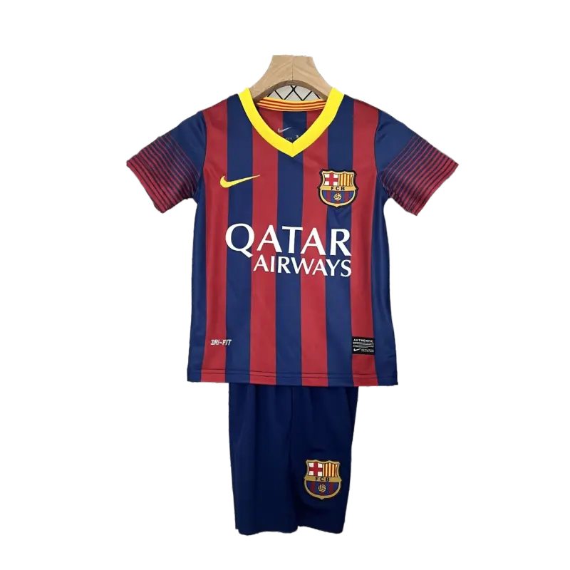 Kids Retro 2013/14 Barcelona Home 16-28