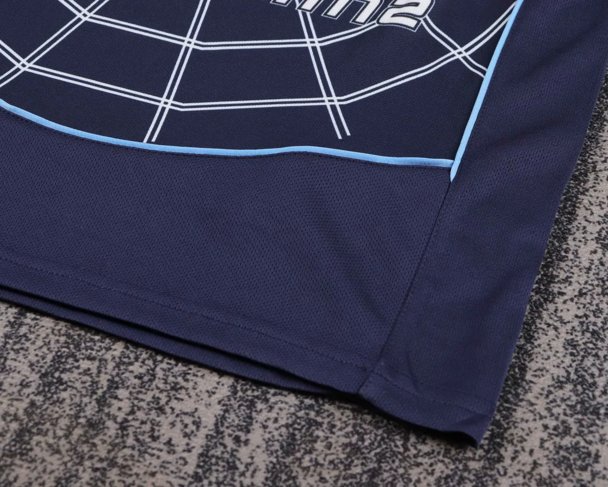 Kids Retro Kit 2004-05 Atletico de Madrid Away 4