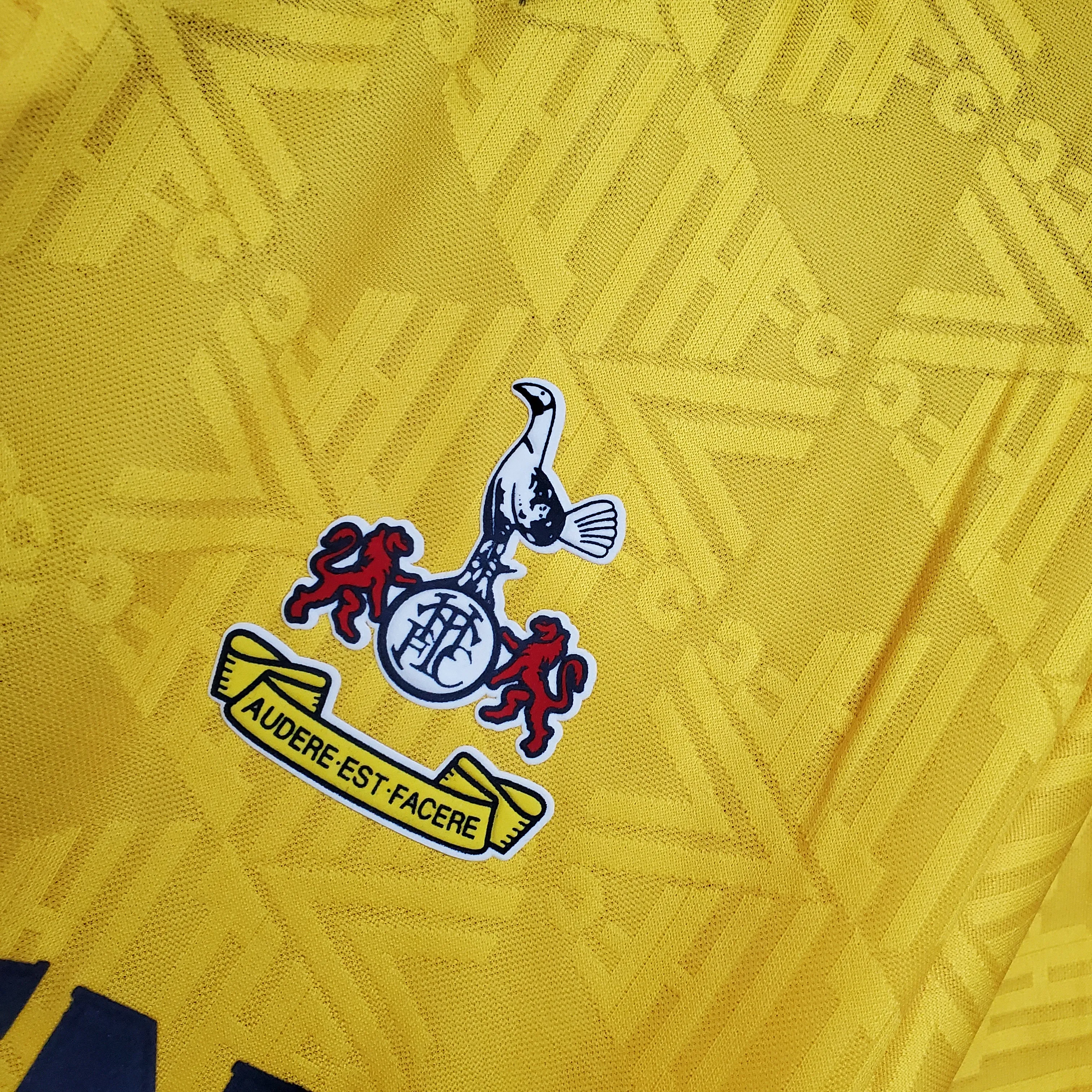 Retro Tottenham Hotspur 92/94 Away Yellow S-XXL 3