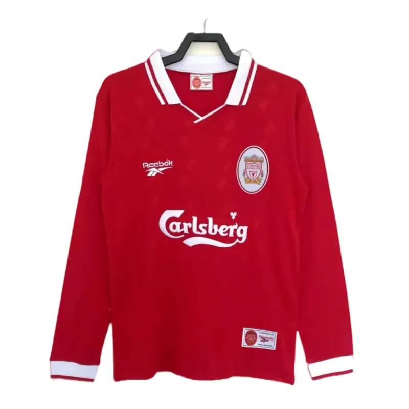 Retro Liverpool 1996-97 Home Long Sleeves