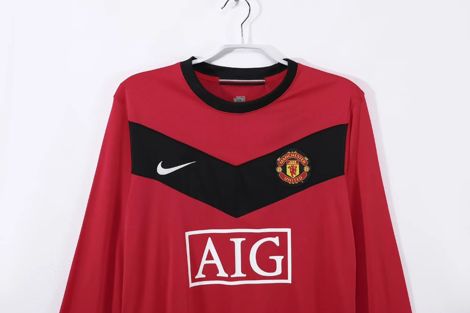 Retro Manchester United 09/10 Home Long Sleeves 3