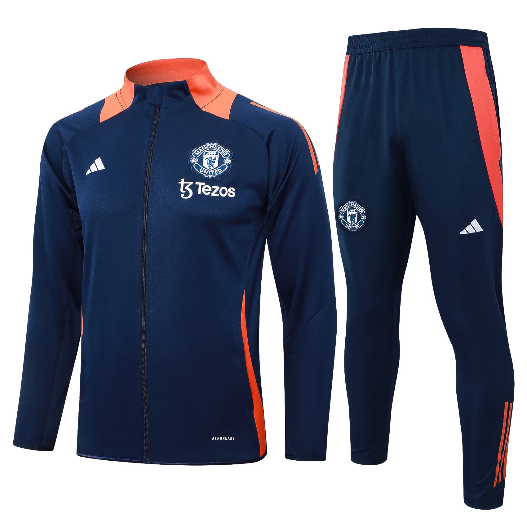 Adult/ Kids Manchester united 24/25 full zipper Training suit A773