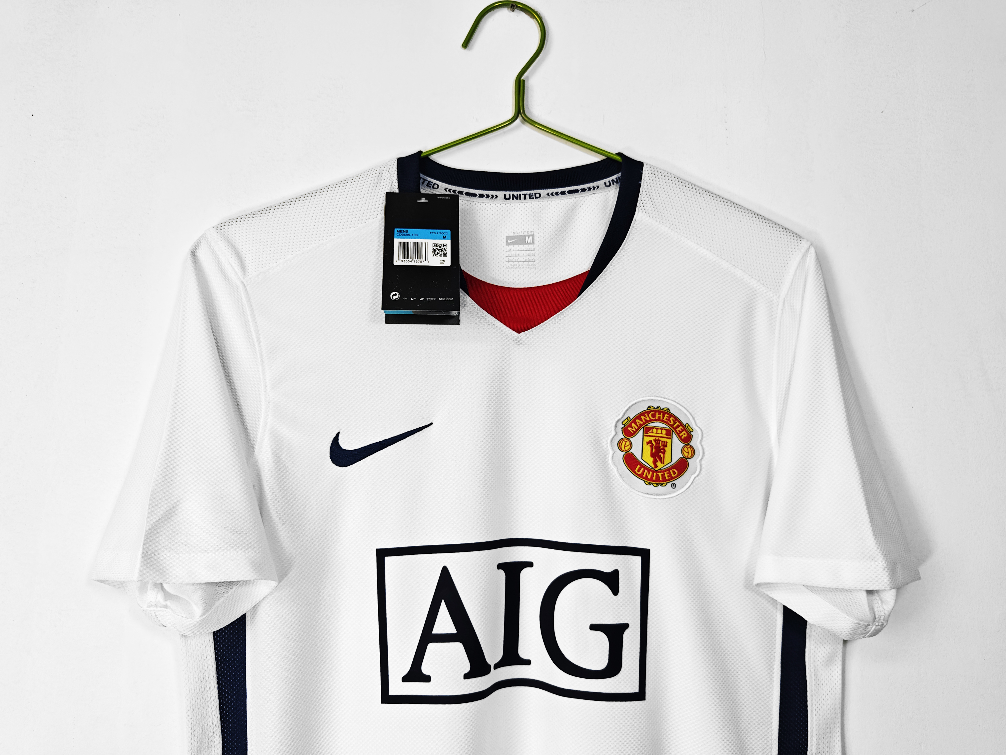 Retro Manchester United 08/09 Away White 4