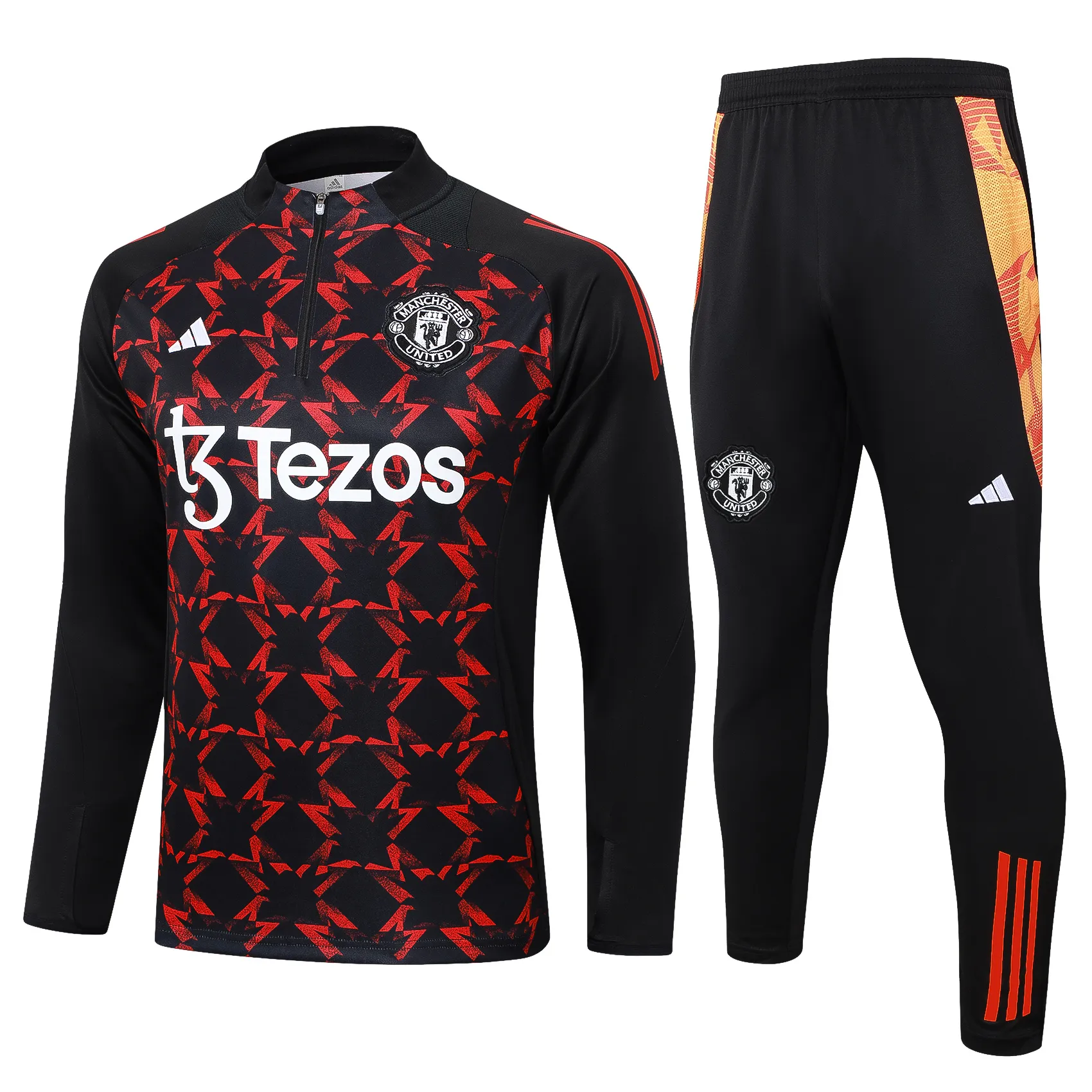 Adult/ KidsManchester united 24/25 half zipper Training suit B892