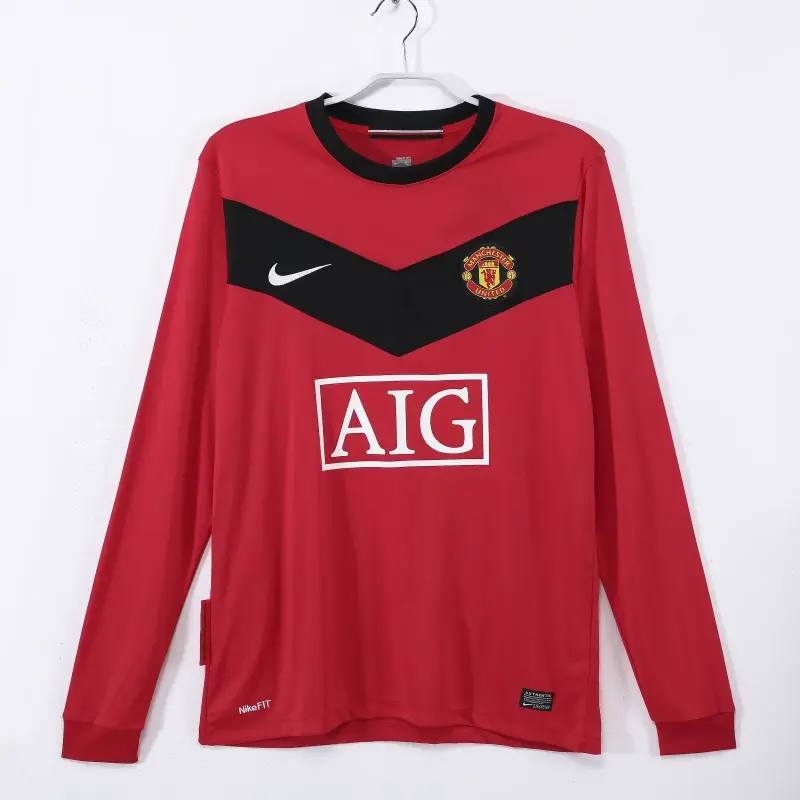 Retro Manchester United 09/10 Home Long Sleeves