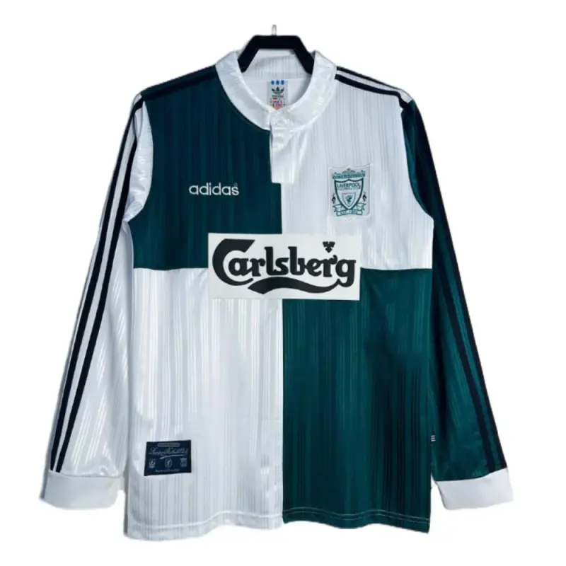 Retro Liverpool 1995-96 Away Long Sleeves