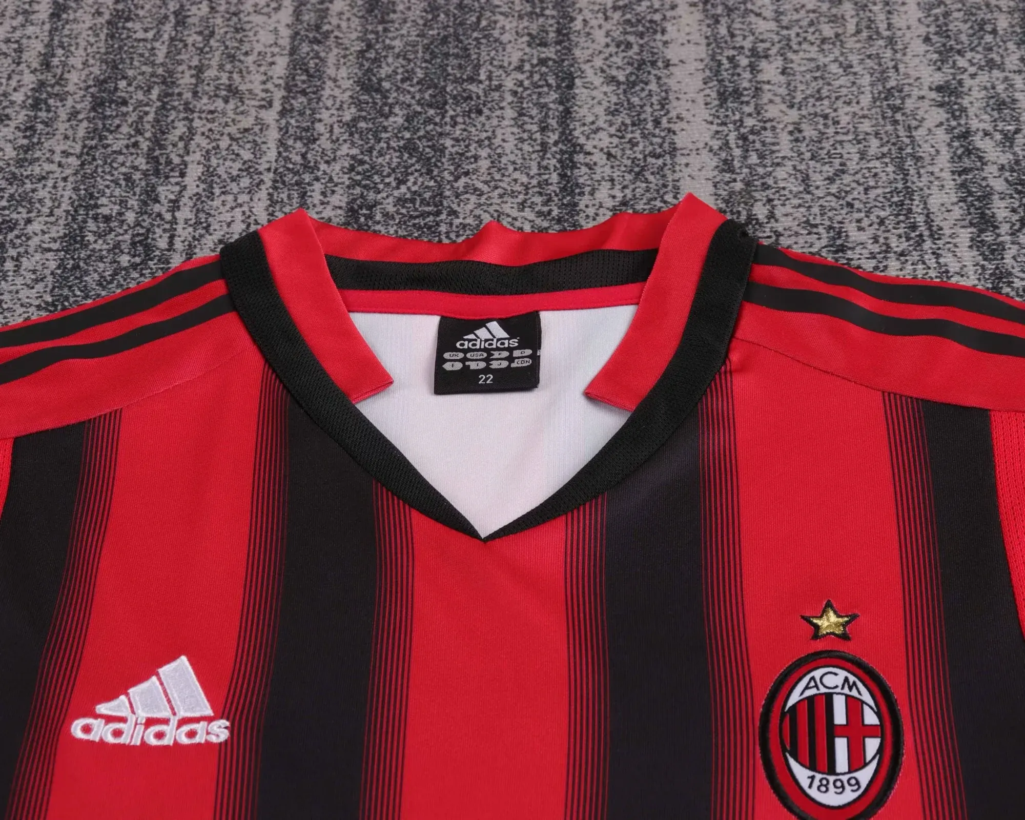 Kids Retro Kit AC Milan 04/05 Home 4