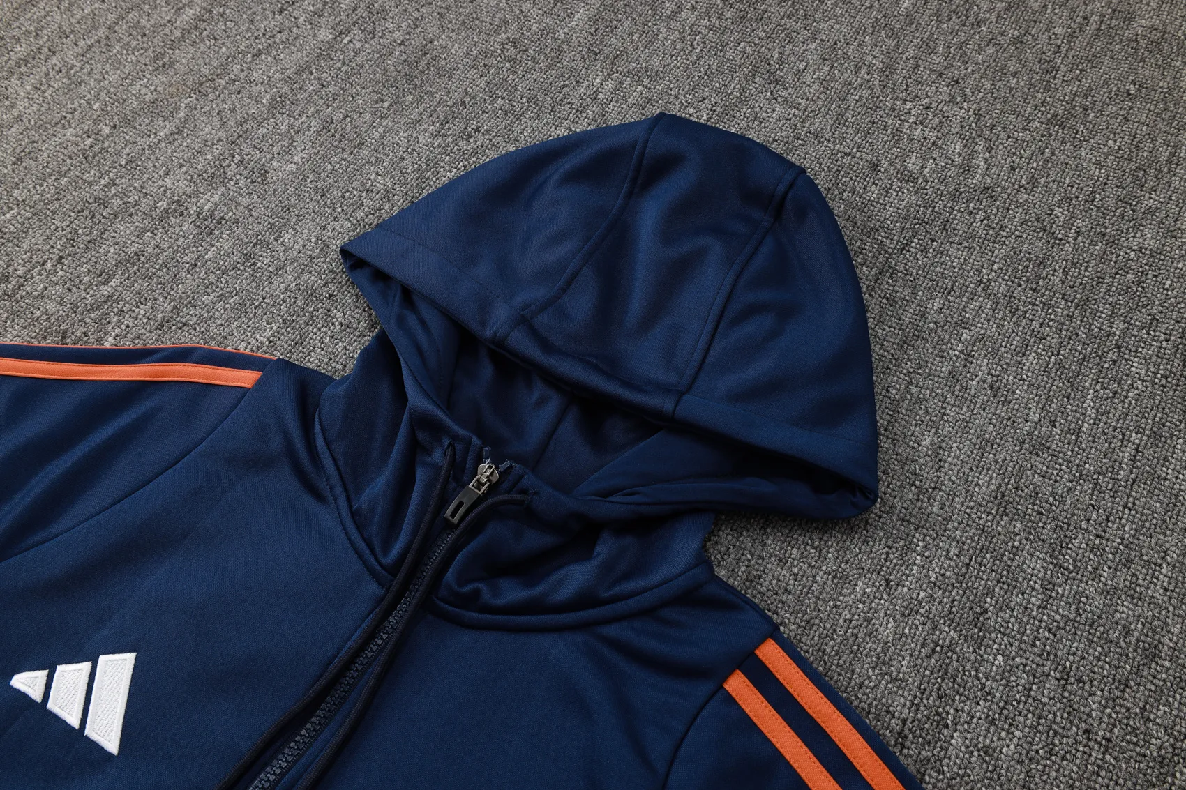 Adult/ Kids 2425 Manchester united half zipper hoodie Training suit F615 3