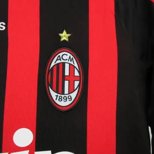 Retro 08/09 AC Milan Home Long Sleeves 4
