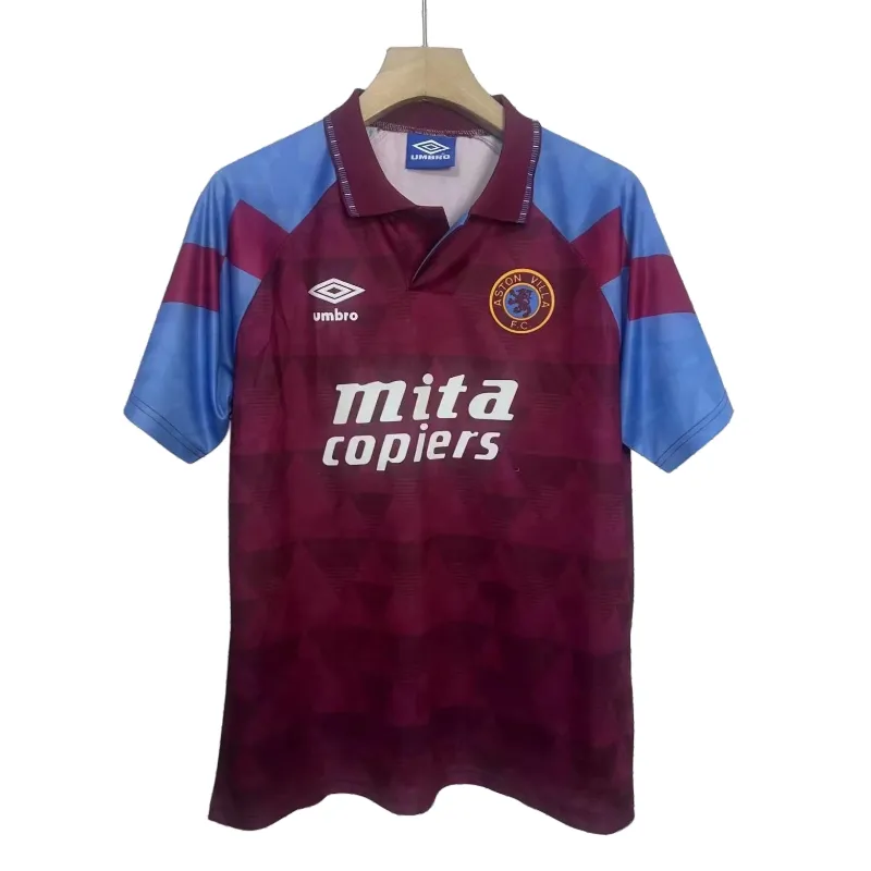 Aston villa 1990 home S-XXL