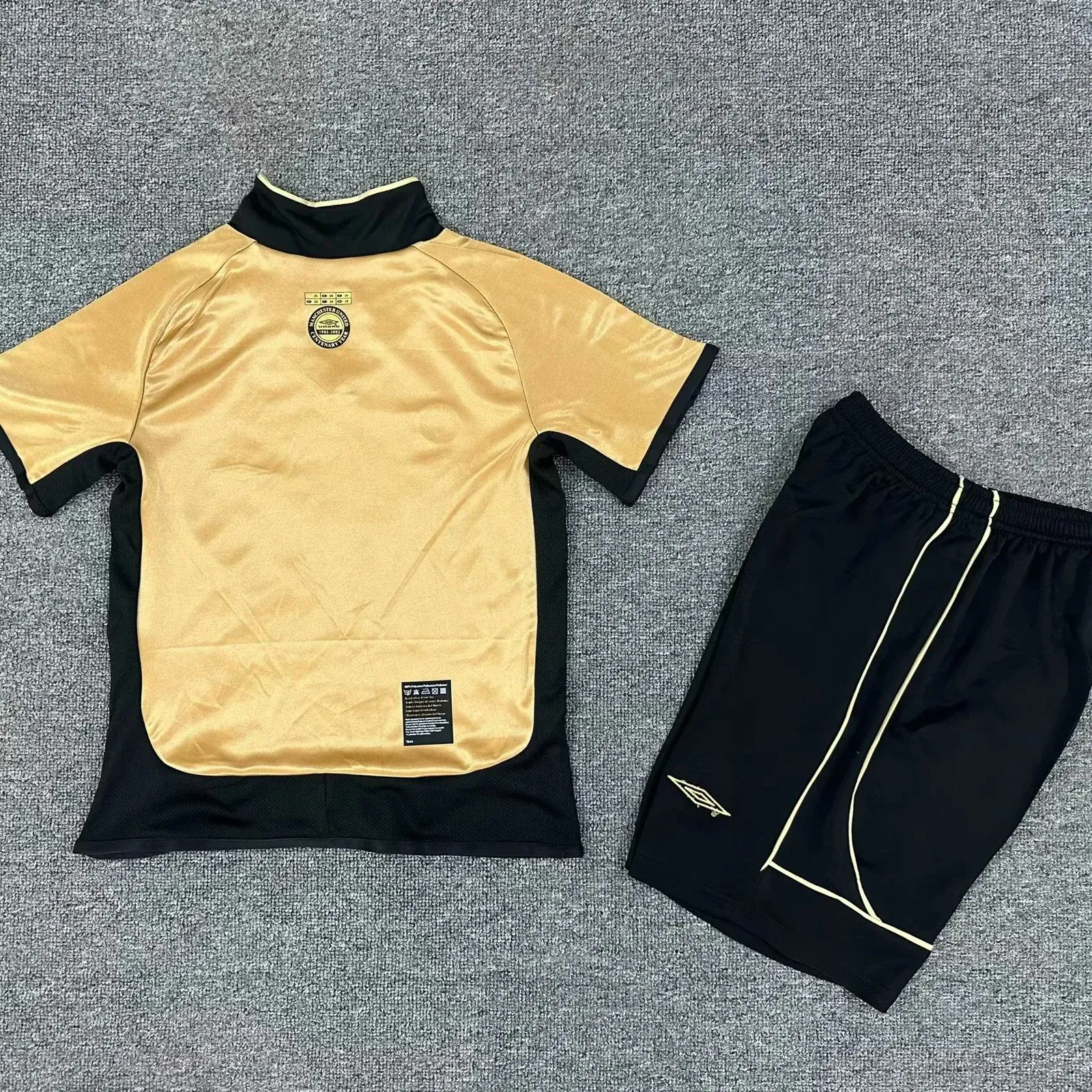 Kids Retro Man United 100th Anniversary Reversible 3