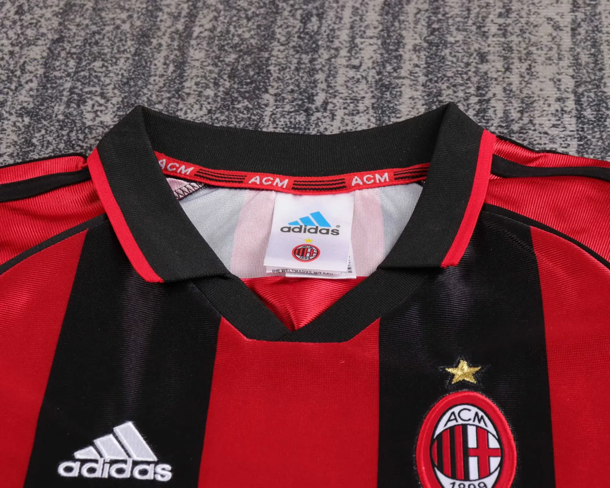 Kids Retro Kit AC Milan 98/99 Home 3