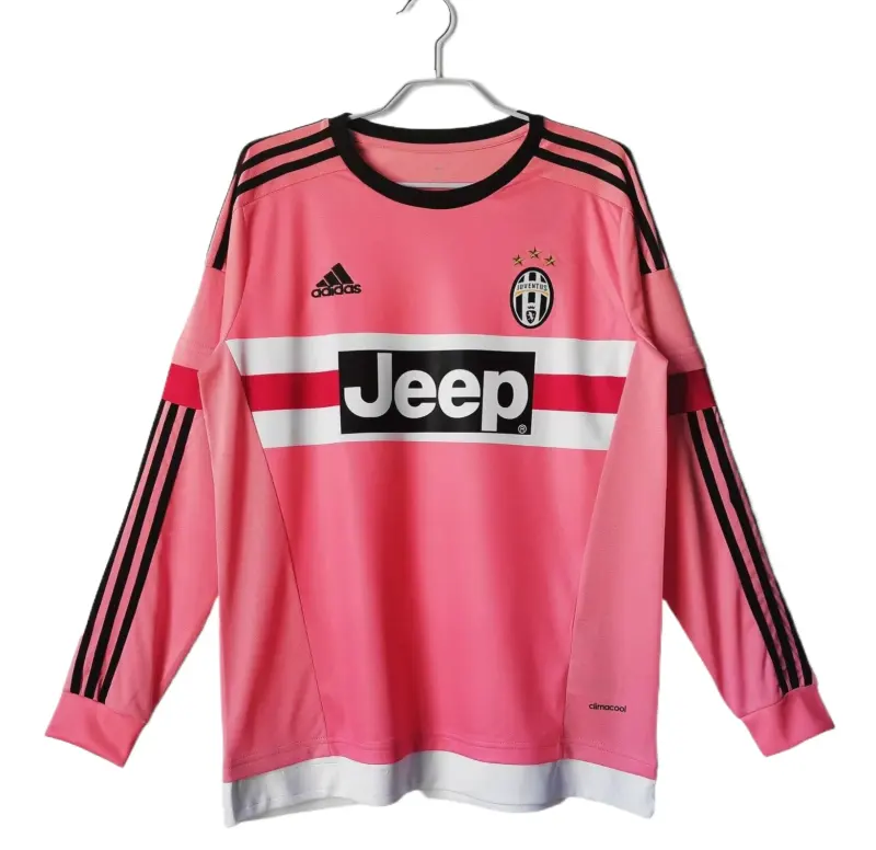 Retro Juventus 2015/16 Away Long Sleeves Pink