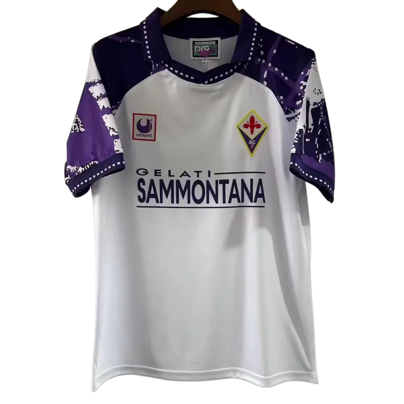 Acf Fiorentina Retro Fiorentina 1994 White Kit Size:S~XXL